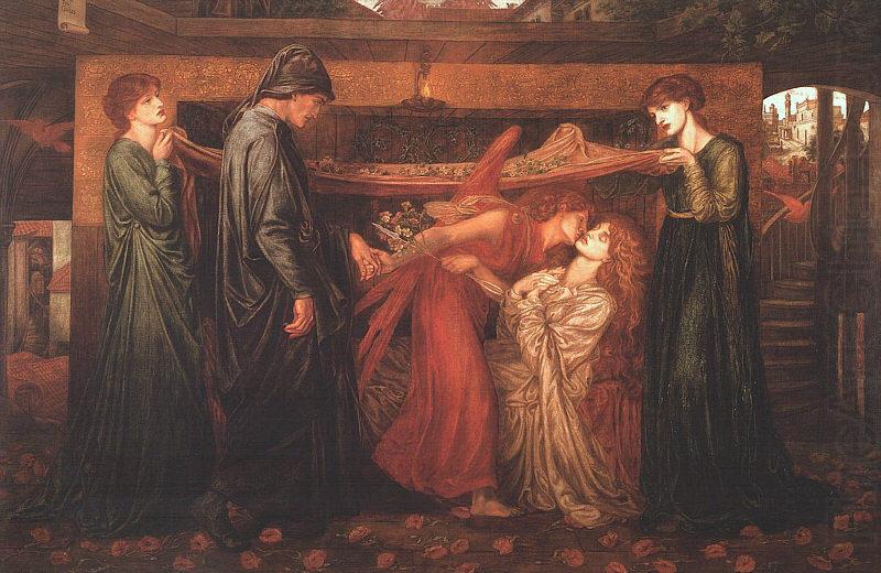 Dante Gabriel Rossetti Dante's Dream at the Time of the Death of Beatrice china oil painting image